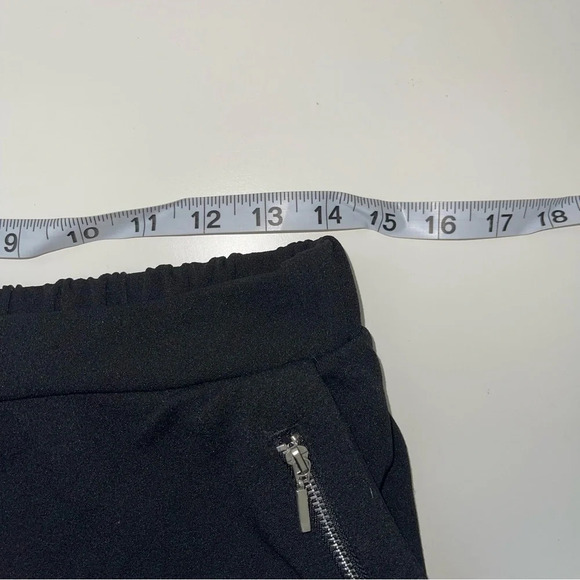 Maurices Black Zip Pocket High Rise Crepe Jogger Pants Small Women’s - Picture 8 of 13